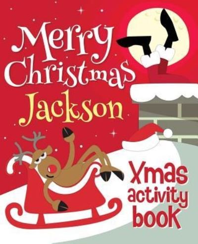 Cover for Xmasst · Merry Christmas Jackson - Xmas Activity Book (Paperback Book) (2017)