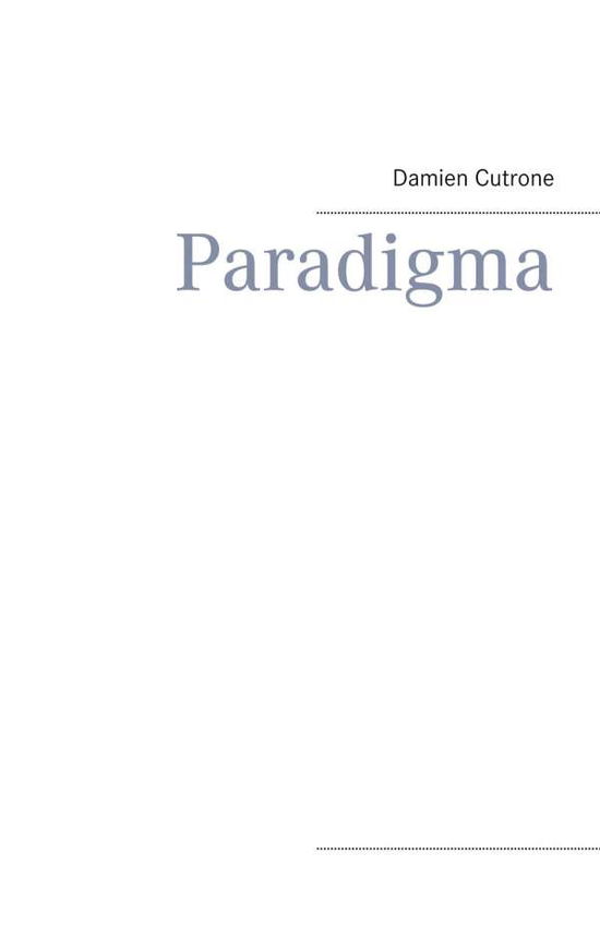 Cover for Cutrone · Paradigma (Bok) (2020)