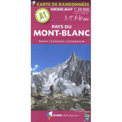 Cover for Mont-Blanc (Pays du) - Aravis - Chamonix - Courmayeur (Landkarten) (2003)