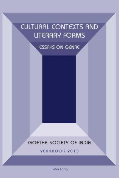 Cover for Cultural Contexts and Literary Forms: Essays on Genre (Paperback Book) [New edition] (2015)