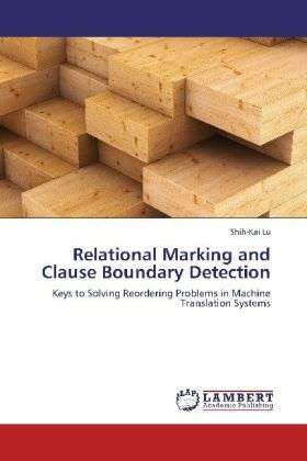 Cover for Lu · Relational Marking and Clause Bounda (Buch)