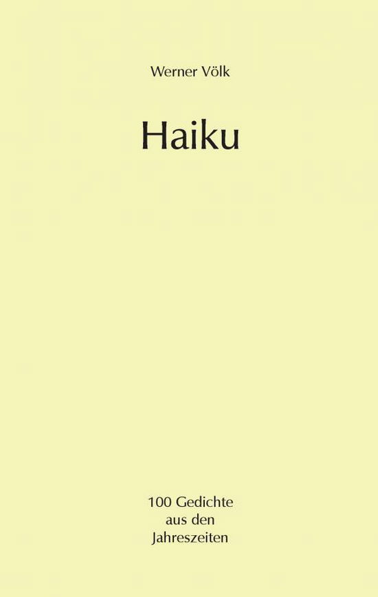 Cover for Völk · Haiku (Book)