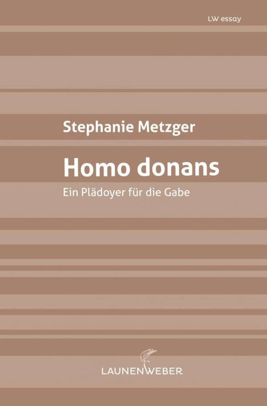 Cover for Metzger · Homo donans (Book)