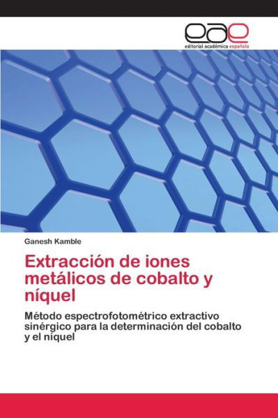 Cover for Kamble · Extracción de iones metálicos de (Book) (2020)