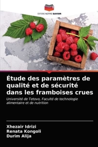 Cover for Idrizi · Étude des paramètres de qualité (N/A) (2021)
