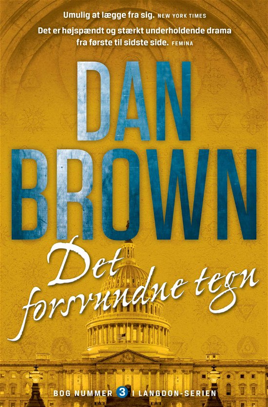 Cover for Dan Brown · Det forsvundne tegn (Paperback Bog) [5. udgave] (2017)