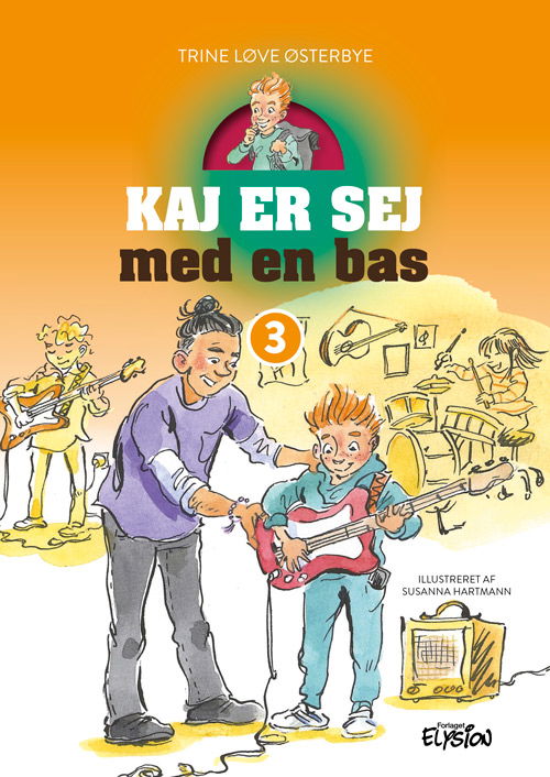 Cover for Trine Løve Østerbye · Kaj er sej: Kaj er sej med en bas (Inbunden Bok) [1:a utgåva] (2022)