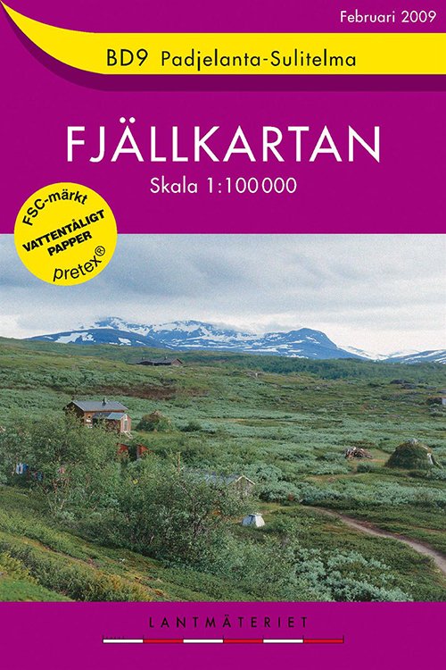 Cover for Lantmäteriet · Fjällkartan BD: Padjelanta - Sulitelma (Hardcover bog) (2009)