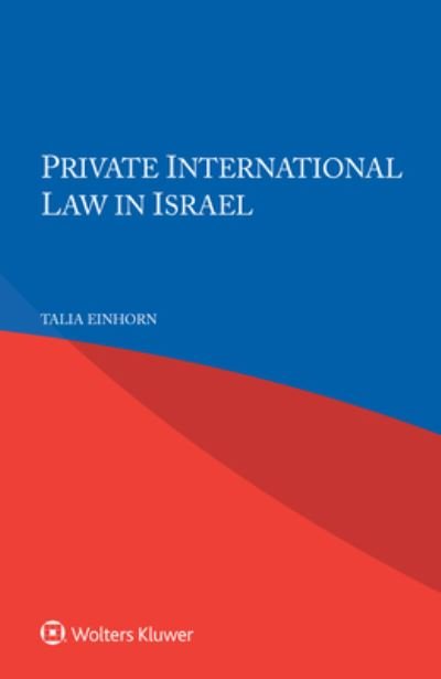 Cover for Talia Einhorn · Private International Law in Israel (Paperback Book) (2022)