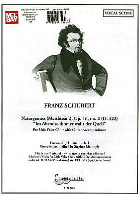 Franz Schubert: Naturgenuss (Matthisson), Op. 16, No. 2 (D. 422) "Im Abendschimmer Wallt Der Quell" - Franz Schubert - Livres - Mel Bay Pubns - 9790204752065 - 1 août 2011