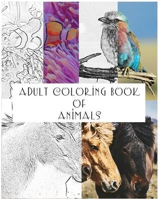 Cover for Wrenhaus Press · Adult Coloring Book of Animals (Paperback Book) (2020)