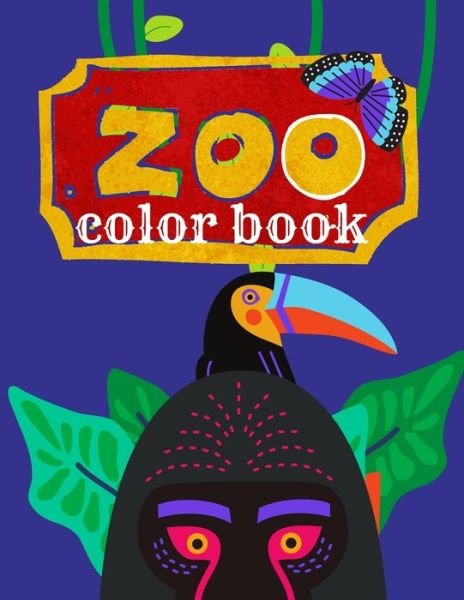 Cover for Arpapon Mekin · Zoo Color Book (Paperback Bog) (2020)