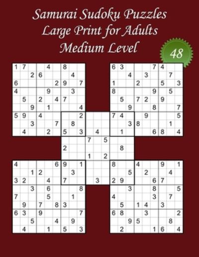 Cover for Lani Carton · Samurai Sudoku Puzzles - Large Print for Adults - Medium Level - N Degrees48 (Paperback Book) (2020)