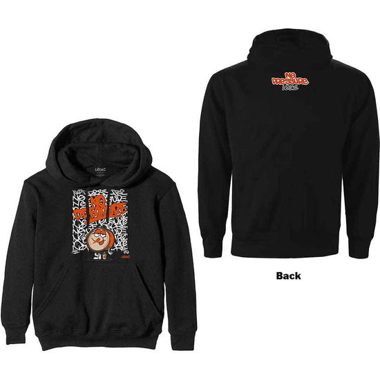 Cover for Logic · Logic Unisex Pullover Hoodie: Gauge (Black) (Back Print) (Hoodie)