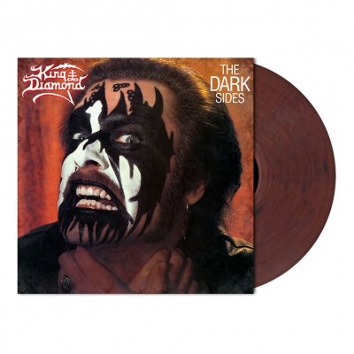 Cover for King Diamond · Dark Sides (LP) [Clear Dark Rose Marbled edition] (2020)
