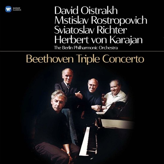 Cover for David Oistrakh / Mstislav Rostropovich / Sviatoslav Richter / Berliner Philharmoniker / Herbert Von Karajan · Beethoven: Triple Concerto (LP) (2020)