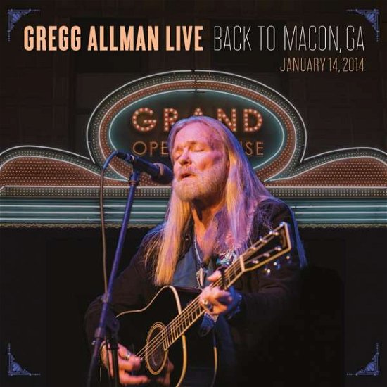 Back To Macon - Gregg Allman - Muziek - ROUND - 0888072377066 - 15 oktober 2015