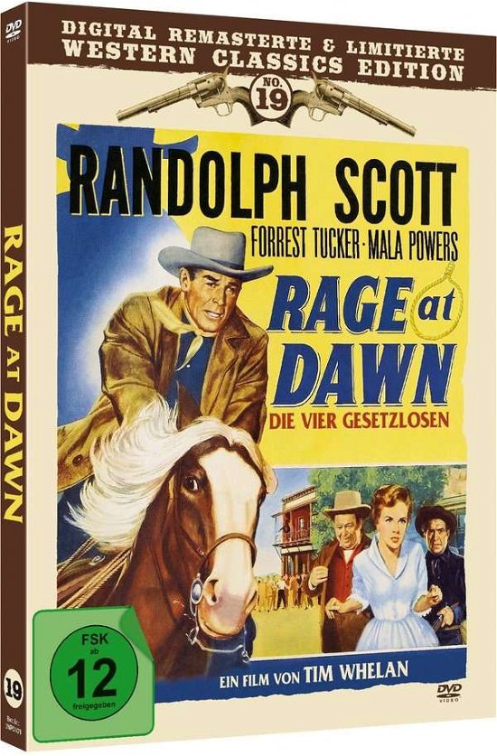 Scott,randolph / Tucker,forrest / Powers,mala · Rage at Dawn - Die Vier Gesetzlosen - Mediabook 19 (DVD) (2019)