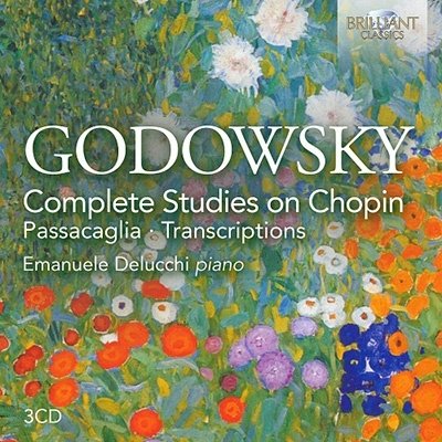 Cover for Emanuele Delucchi · Godowsky: Complete Studies on Chopin (CD) (2023)
