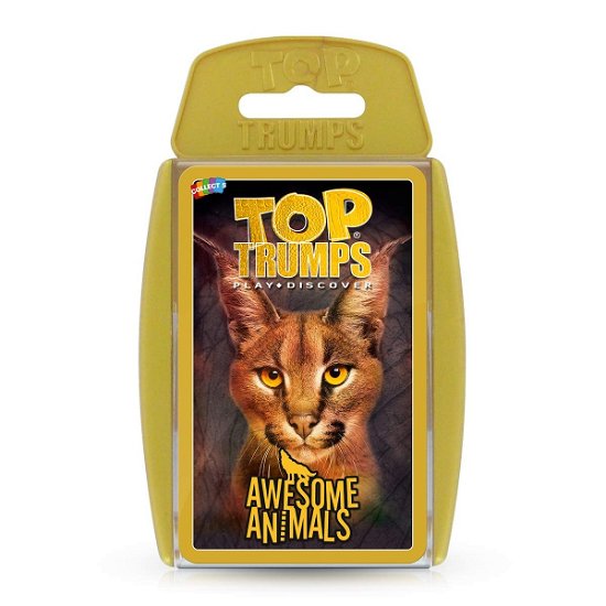 Cover for Top Trumps Classics Awesome Animals Toys · Awesome Animals Card Game (Paperback Bog) (2024)
