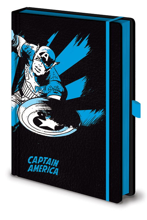 Pyramid Marvel (captain America) A5 Premium Notebo (Merchandise) - Pyramid International - Merchandise -  - 5051265725066 - 26. november 2019