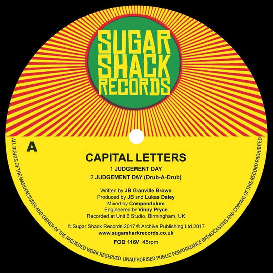 Judgement Day - Capital Letters - Musik - SUGAR SHACK - 5052571072066 - 22. september 2017