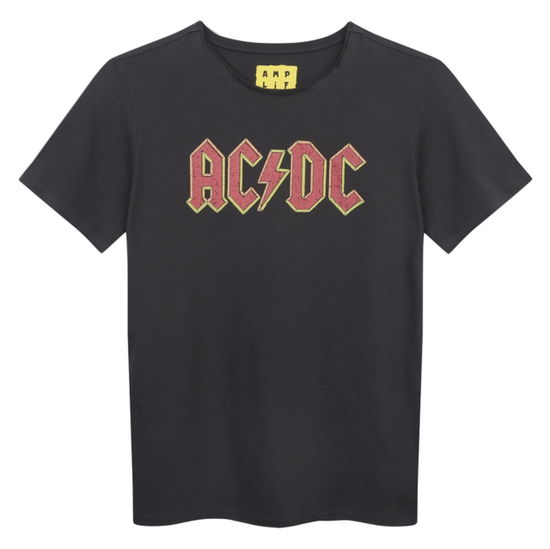 AC/DC - Logo Amplified Vintage Charcoal Kids T-Shirt 5/6 Years - AC/DC - Merchandise - AMPLIFIED - 5054488840066 - 1. Dezember 2023