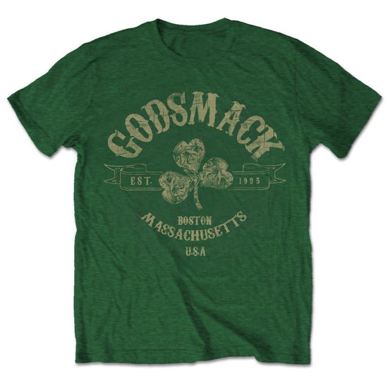 Godsmack Unisex T-Shirt: Celtic (Forest Green) - Godsmack - Gadżety - Bandmerch - 5055979950066 - 3 listopada 2022