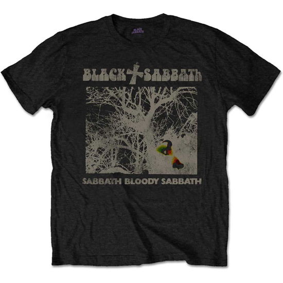 Black Sabbath Unisex T-Shirt: Sabbath Bloody Sabbath Vintage - Black Sabbath - Koopwaar -  - 5056170635066 - 