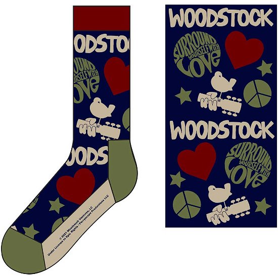 Cover for Woodstock · Woodstock Unisex Ankle Socks: Surround Yourself (UK Size 7 - 11) (Bekleidung) [size M]
