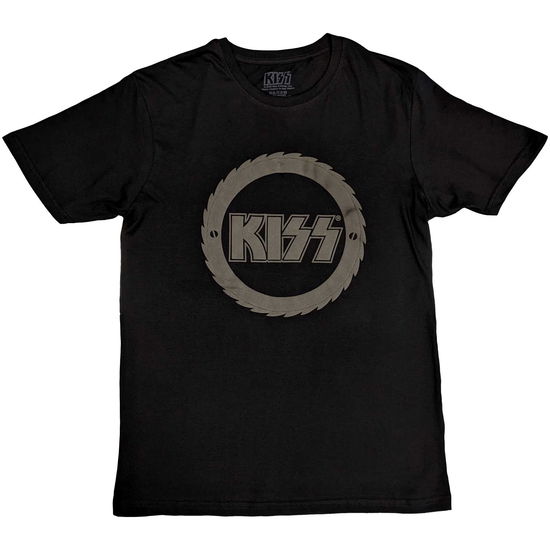 KISS Unisex Hi-Build T-Shirt: Buzzsaw Logo - Kiss - Gadżety -  - 5056561066066 - 