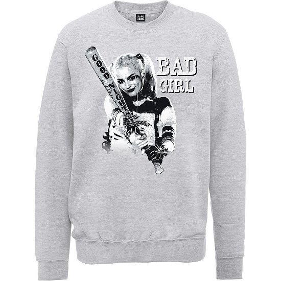 DC Comics Unisex Sweatshirt: Suicide Squad Bad Girl - DC Comics - Merchandise - Brands In Ltd - 5057245255066 - 
