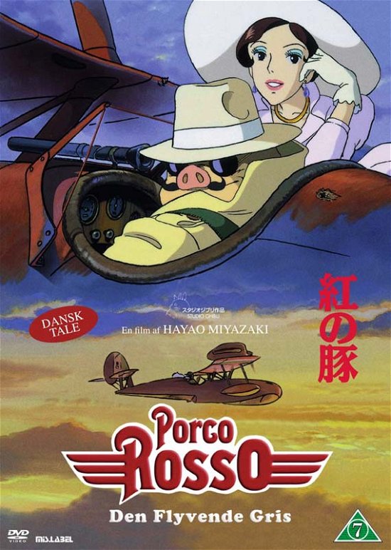 Cover for Hayao Miyazaki · Porco Rosso - Den Flyvende Gris (DVD) (2018)