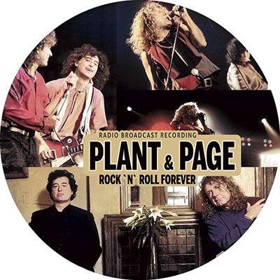 Cover for Robert Plant / Jimmy Page · Rock'n`roll Forever / Radio Broadcasts (10&quot;) (2023)