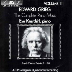 Grieg Lyric Pieces Books 8-10 - Grieg / Menuhin / Knardahl / Royal P.o. - Muziek - Bis - 7318590001066 - 22 september 1994