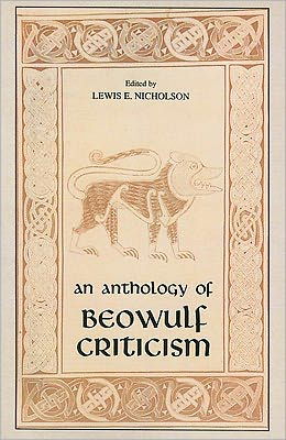 Cover for The Anthology of Beowulf Criticism (Paperback Book) (1991)