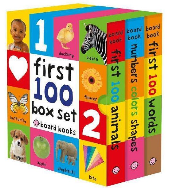 Cover for Roger Priddy · First 100 Board Book Box Set (3 books) - First 100 (Book pack) (2016)