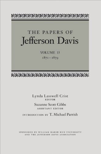 Cover for Jefferson Davis · The Papers of Jefferson Davis: 1871-1879 - The Papers of Jefferson Davis (Hardcover Book) (2012)