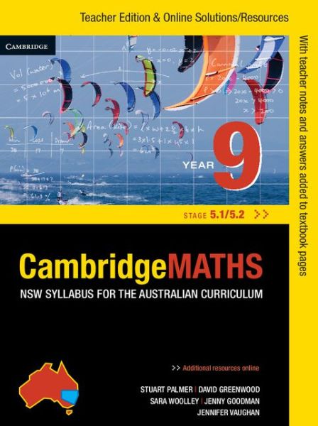 Cover for Jenny Goodman · Cambridge Mathematics NSW Syllabus for the Australian Curriculum Year 9 5.1 and 5.2 Teacher Edition (Paperback Book) [Teacher's edition] (2014)