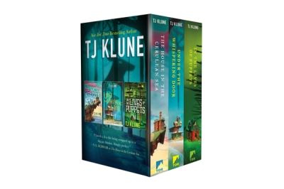 Cover for TJ Klune · TJ Klune Trade Paperback Collection: The House in the Cerulean Sea, Under the Whispering Door, and In the Lives of Puppets (Book pack) (2024)