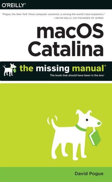 Cover for David Pogue · Macos Catalina: the Missing Manual: the Book That Should Have Been in the Box (Taschenbuch) (2020)