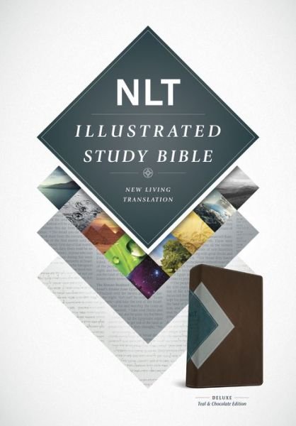 Cover for Tyndale House Publishers · Illustrated Study Bible-nlt (Læderbog) [Teal/Brown Imitation] (2015)