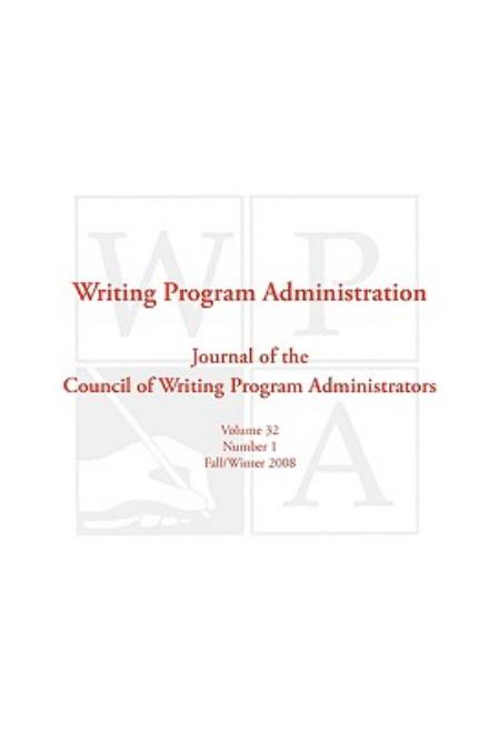 Cover for Writing Program Administrators Council · Wpa: Writing Program Administration 32.1 (Paperback Book) (2009)