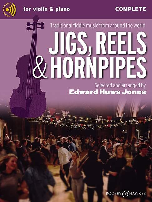 Cover for Edward Huws Jones · Jigs, Reels &amp; Hornpipes: Traditional Fiddle Music from Around the World - Fiddler Collection (Sheet music) (2022)