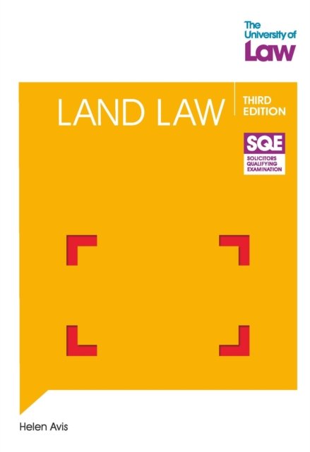 Cover for Helen Avis · SQE - Land Law 3e - SQE1 (Taschenbuch) [New edition] (2023)