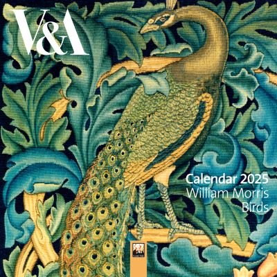 V&A: William Morris Birds Mini Wall Calendar 2025 (Art Calendar) -  - Merchandise - Flame Tree Publishing - 9781835621066 - 11. juni 2024