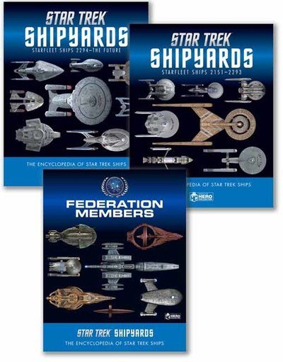 Star Trek Shipyards: Starfleet And The Federation Box Set - Ben Robinson - Bøger - Eaglemoss Publications Ltd - 9781858756066 - 19. november 2019