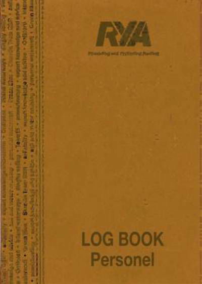 Cover for RYA Personal Logbook (Hardcover Book) (2008)