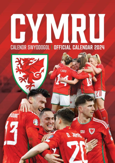 Cover for The Official Wales Football Association A3 Calendar (Calendar) (2023)