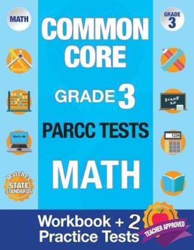 Cover for Parcc Test Prep Team · Common Core Grade 3 PARCC Tests Math (Pocketbok) (2018)